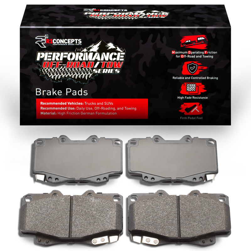 Toyota 4Runner Brake Pads - Performance - Front - R1 Concepts - Off-Road/Tow - `95-`08